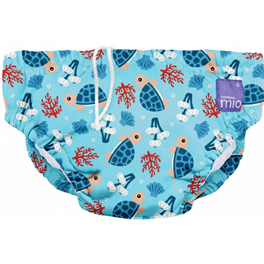 Bambino Mio Reusable Swim Nappy for Babies - Turtle Sea