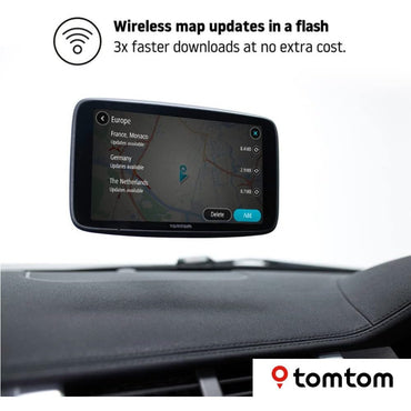 TomTom GO Discover 6‑Inch Car Sat Nav with Traffic, Wi‑Fi
