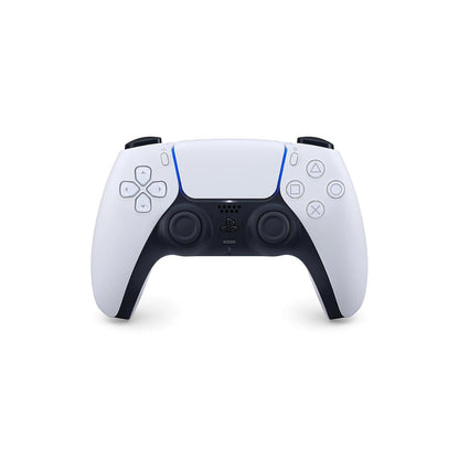 White PlayStation DualSense Wireless Controller with Haptic Feedback