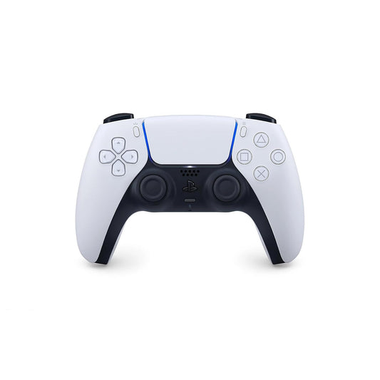 White PlayStation DualSense Wireless Controller with Haptic Feedback