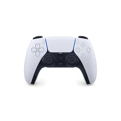 White PlayStation DualSense Wireless Controller with Haptic Feedback