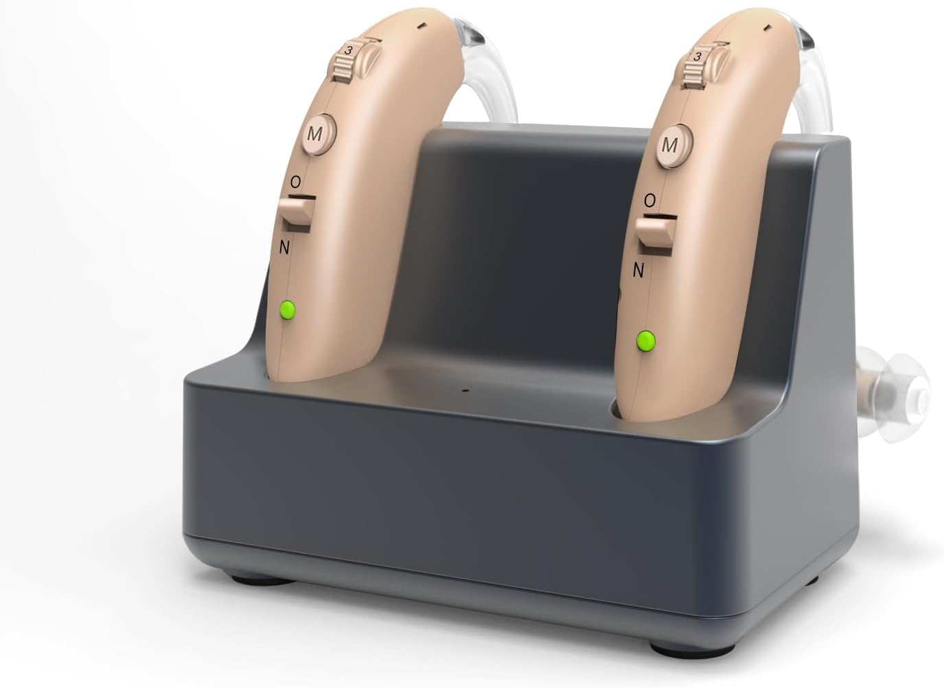 Glorified Mary Rechargeable Hearing Amplifier 2-Pack Digital Noise Cancelling BTE for Seniors