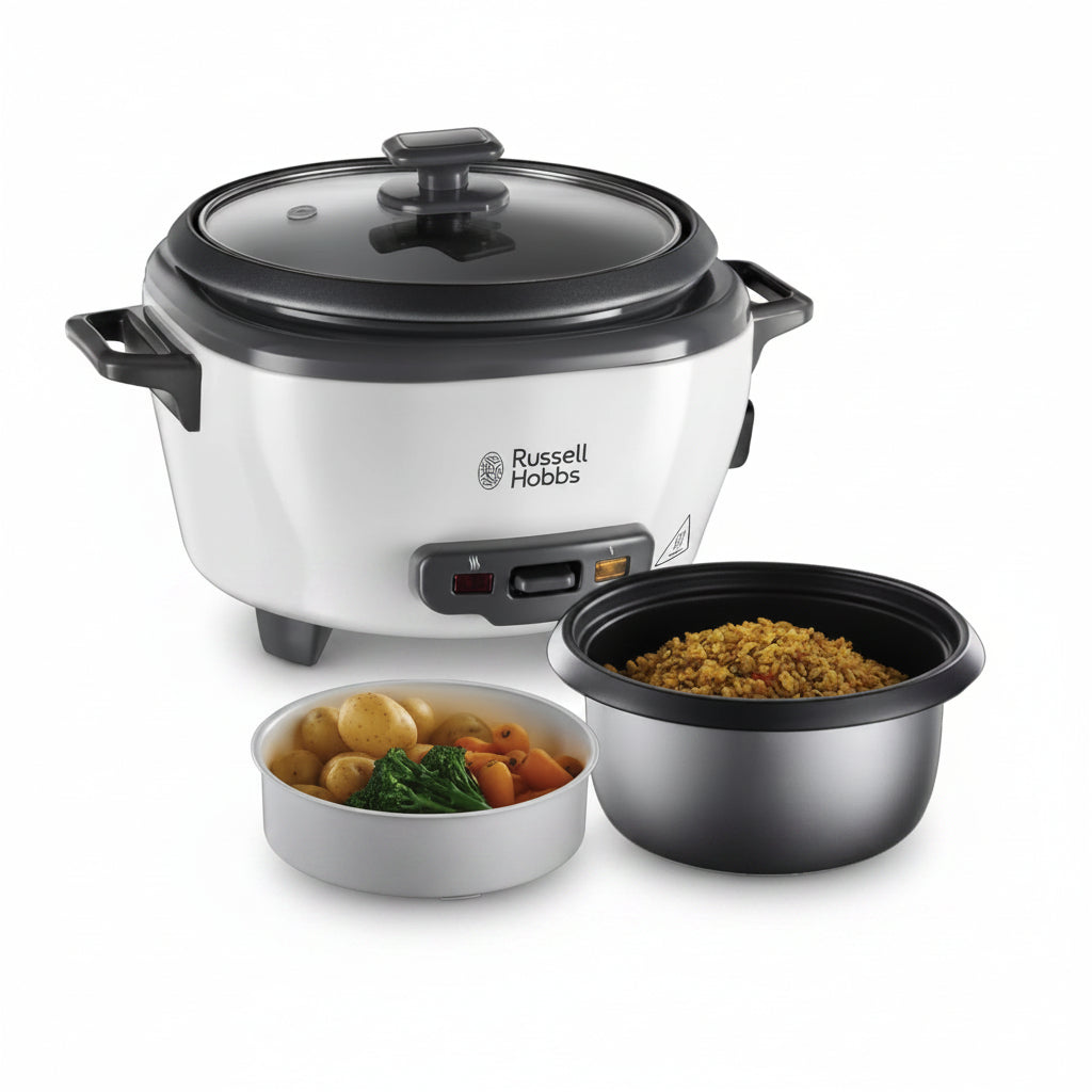 Russell Hobbs Rice Cooker 6 Servings Medium Keep Warm