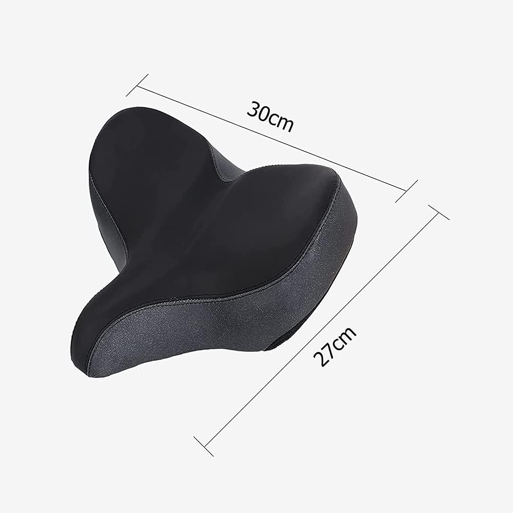 Oversized Memory Foam Bike Seat – Waterproof Extra‑Wide Comfort Saddle