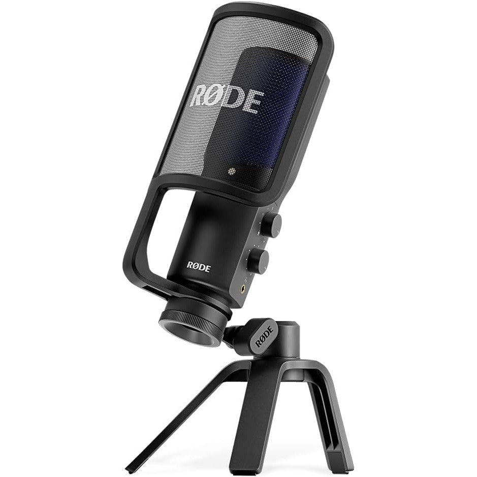 RØDE NT-USB+ Studio-Grade USB Condenser Microphone with Pop Filter