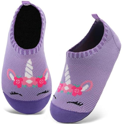 Kyopp Kids Breathable Non-Slip Barefoot Slippers - Soft Indoor Play Shoes