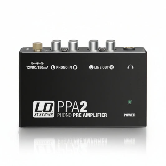 LD Systems PPA 2 Black Phono Preamplifier and Equalizer