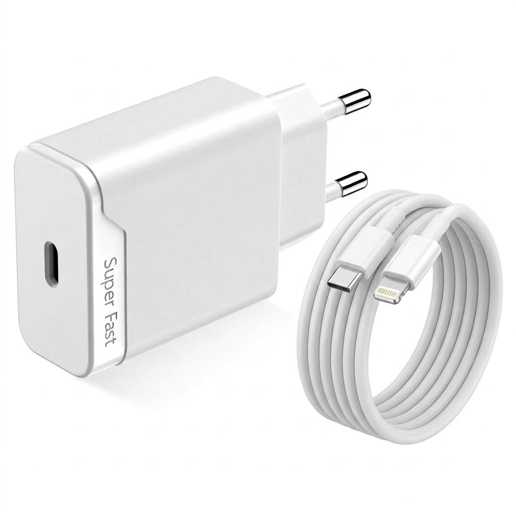 Fast Charger 25W Compatible with iPhone USB-C to lightning 