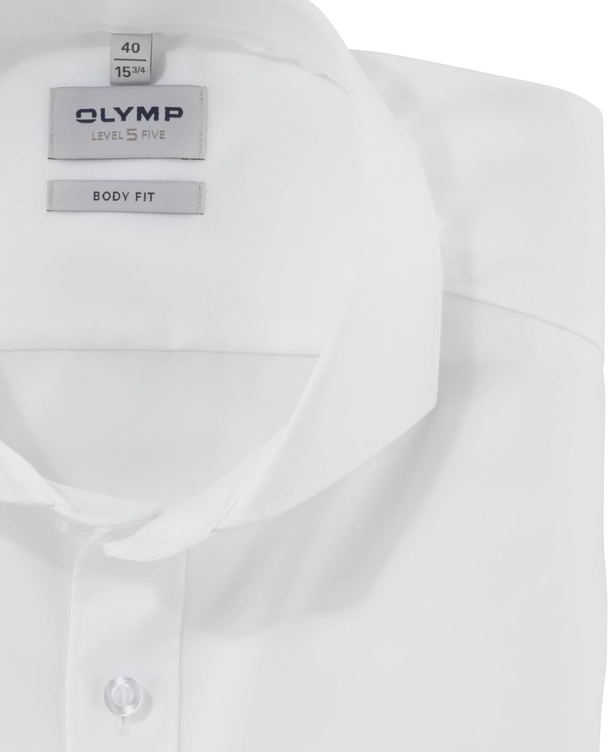 Olymp Level Five Men's Body Fit Business Shirt – Wrinkle‑Resistant Cotton