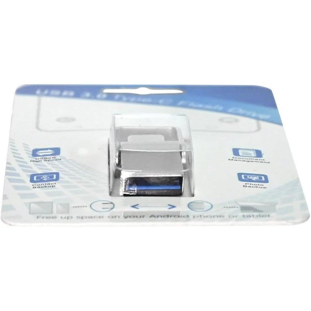 KOOTION 128GB Waterproof USB‑C Flash Drive with Keyring for Android