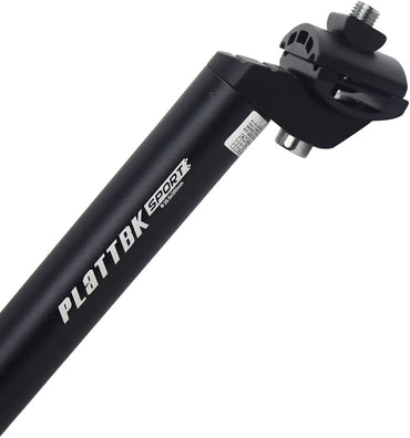 PLATTBK 350mm Aluminum Alloy Bike Seat Post – Multi-Size Black