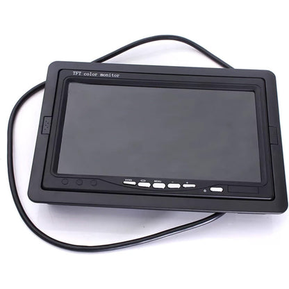 7-inch HD TFT Car Display, 1024x600, AV Input, Integrated Speaker