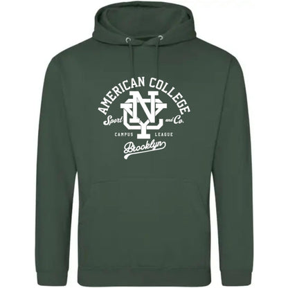 American College USA Unisex Kids Cotton Hoodie with Adjustable Hood