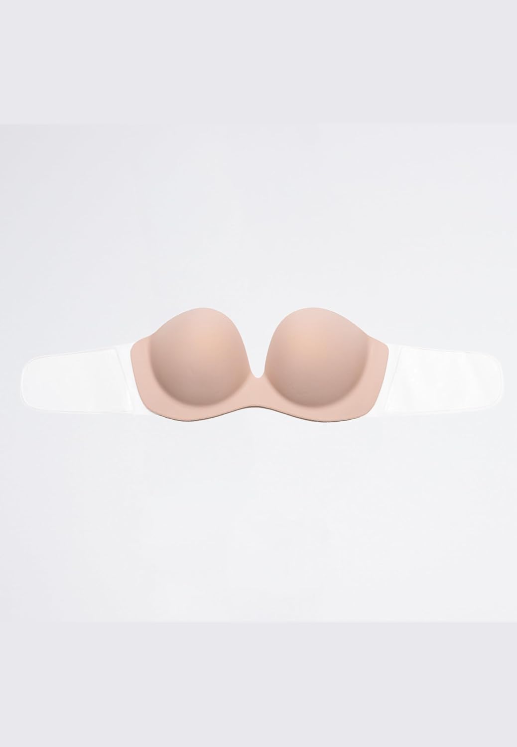 Lovable Women’s Invisible Push-Up Adhesive Bra with Clear Side Bands