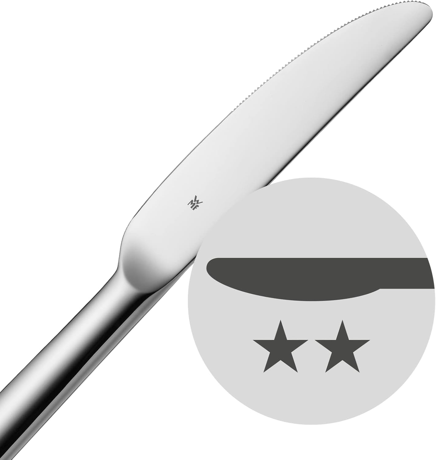 WMF Premium 12-Piece Steak Cutlery Set – Sharp Serrated Knives for Grilling