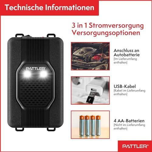 PATTLER® Ultrasonic Marten Repellent: Safe Car & Home Pest Control