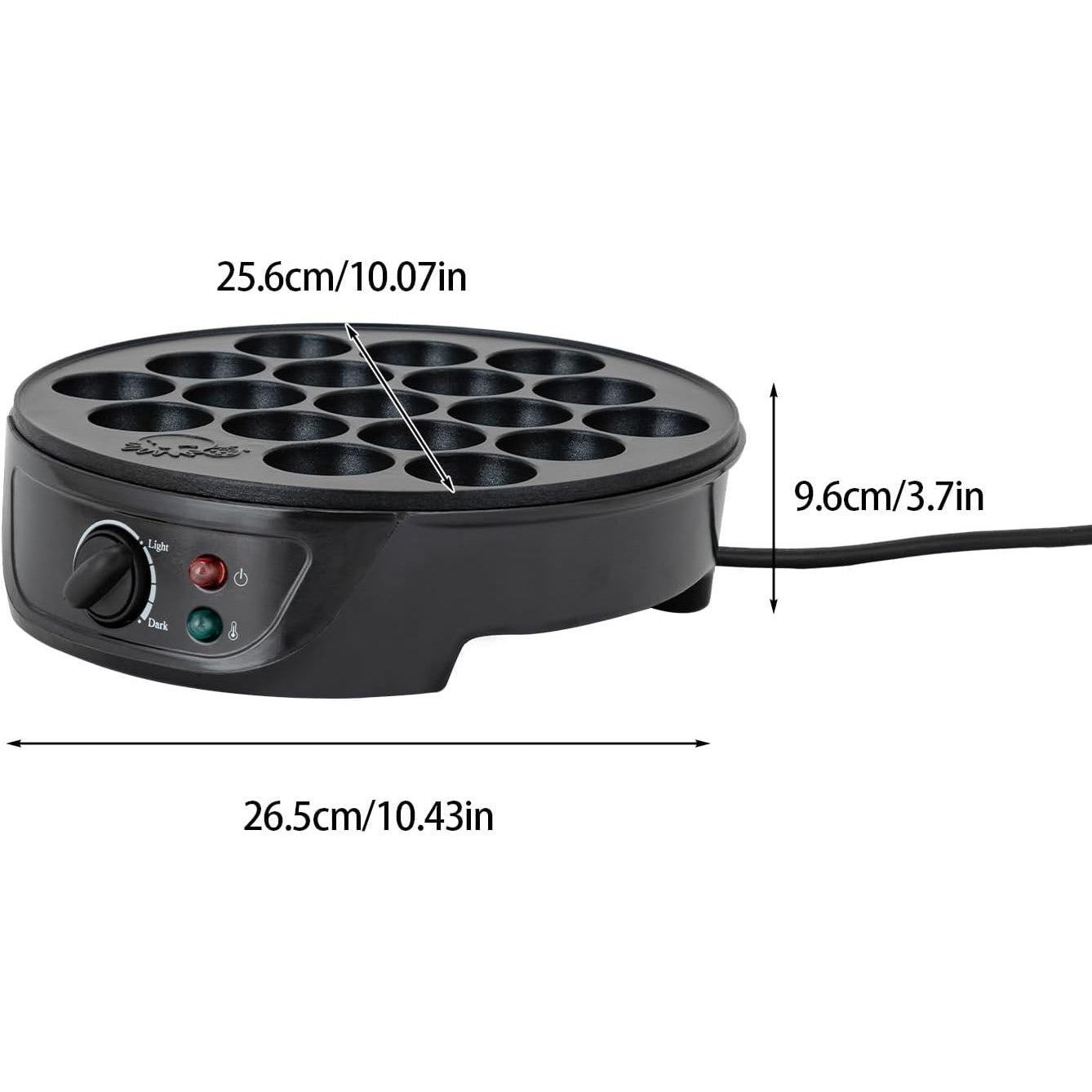 Takoyaki Maker 750W 18‑Hole Electric Cooking Pan – Quick, Precise, Fun