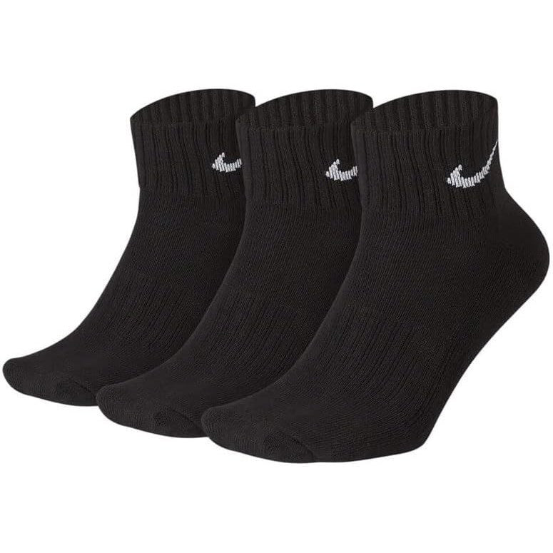Nike One Quarter Cushioned Ankle Socks 3-Pack Dri-FIT Performance