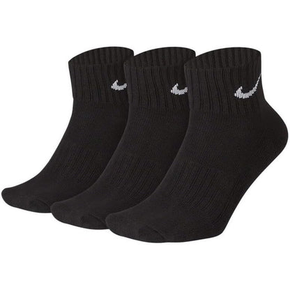 Nike One Quarter Cushioned Ankle Socks 3-Pack Dri-FIT Performance