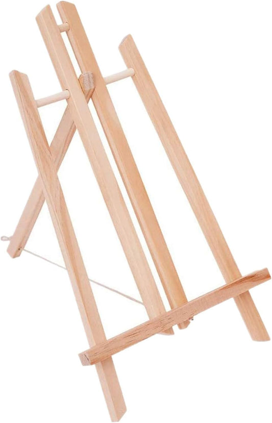 HXSEMAYIG 30 cm Wooden Artist Easel – Foldable Portable Art Stand
