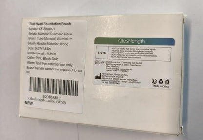 GlasFlength Large Contouring Foundation Brush – Professional Kabuki Makeup Brush