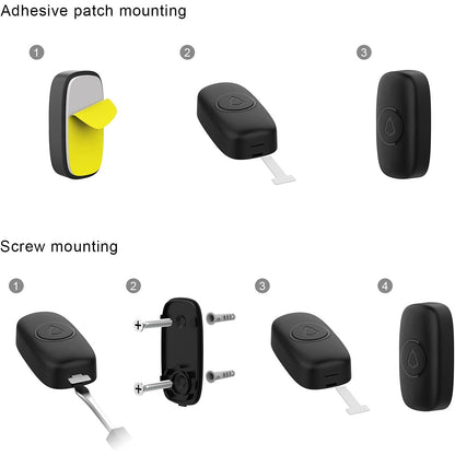 SECRUI Waterproof Wireless Doorbell with 58 Chimes, 1000ft Range