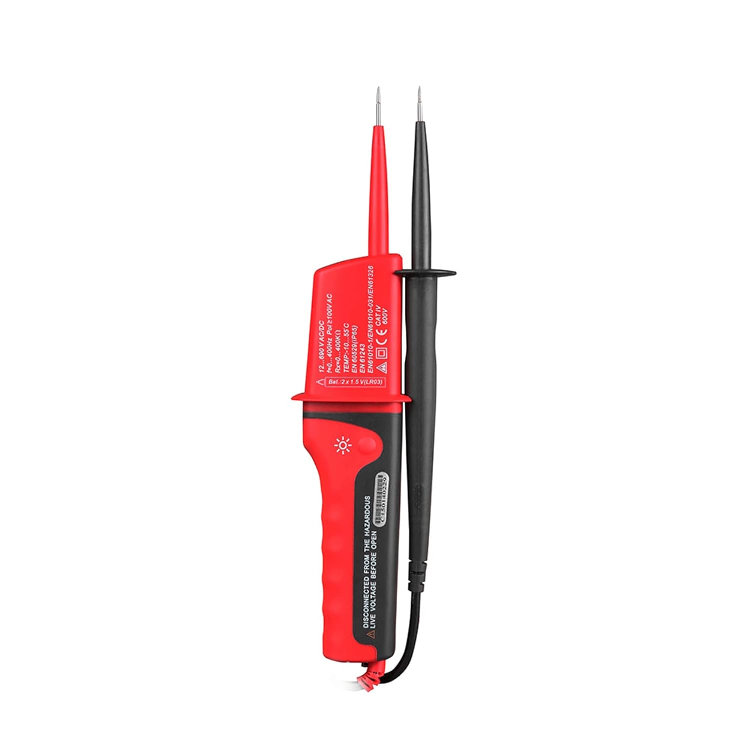 UNI-T UT15C Waterproof Voltage Tester - Continuity and Phase Rotation