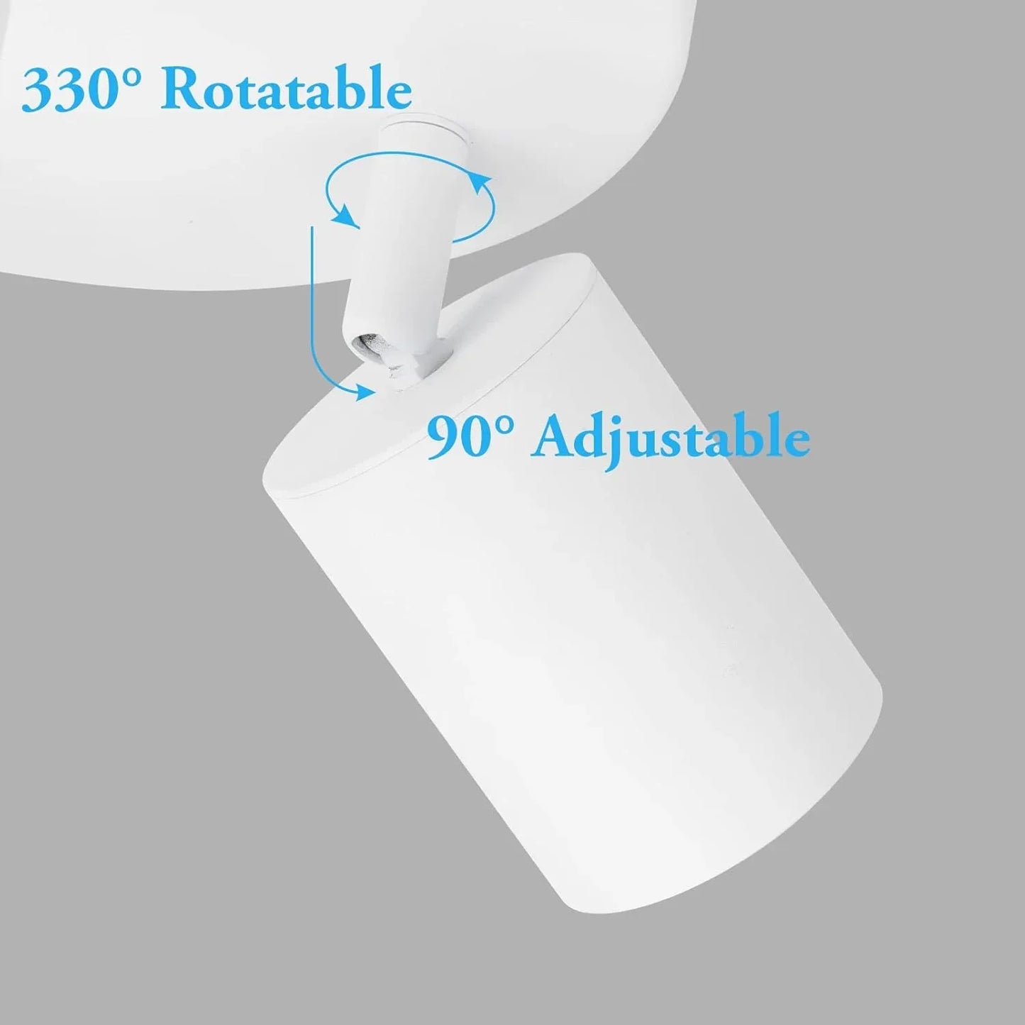 Klighten 3‑Bulb White GU10 Ceiling Spotlight – Swivel & Rotatable - Gomix Brands Outlet