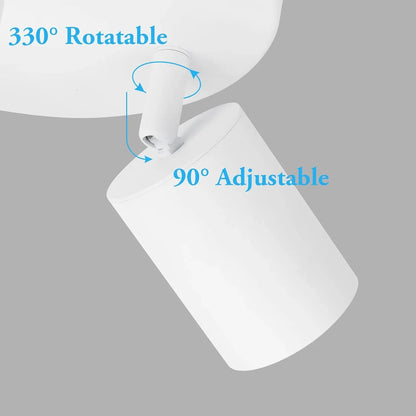 Klighten 3‑Bulb White GU10 Ceiling Spotlight – Swivel & Rotatable - Gomix Brands Outlet