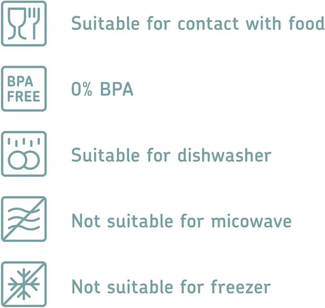 Mepal Stora Rectangular Tea Box 6 Compartments Transparent Dishwasher Safe - Gomix Brands Outlet