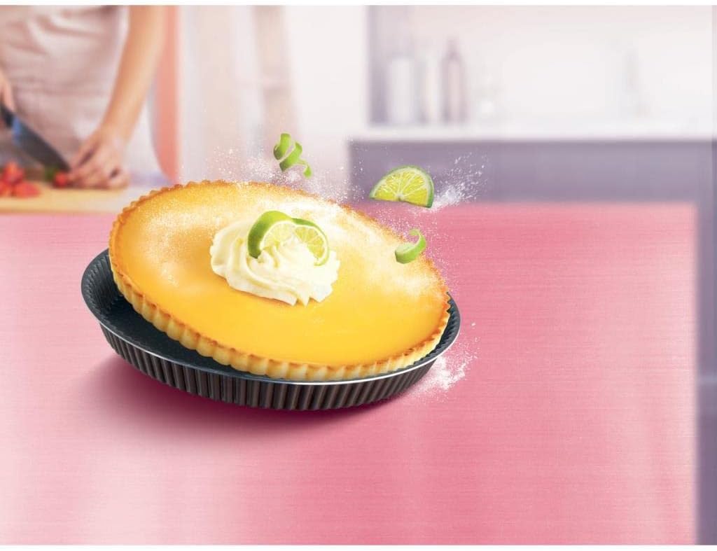 Tefal Success 30cm Aluminium Tart Pan – Brown Non‑Stick Bakeware