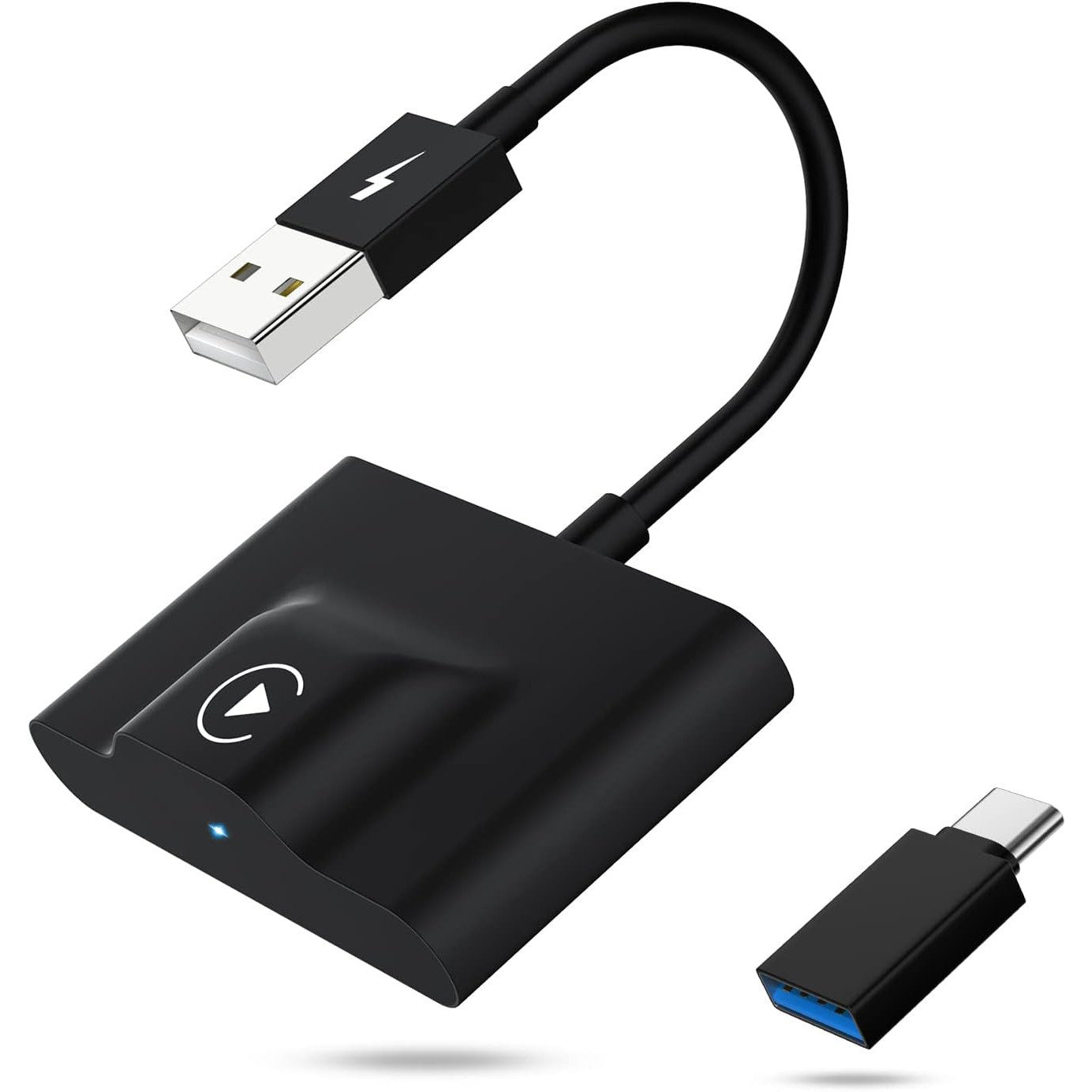 2024 Wireless CarPlay Adapter: Converts Wired to Wireless, Easy Plug & Play