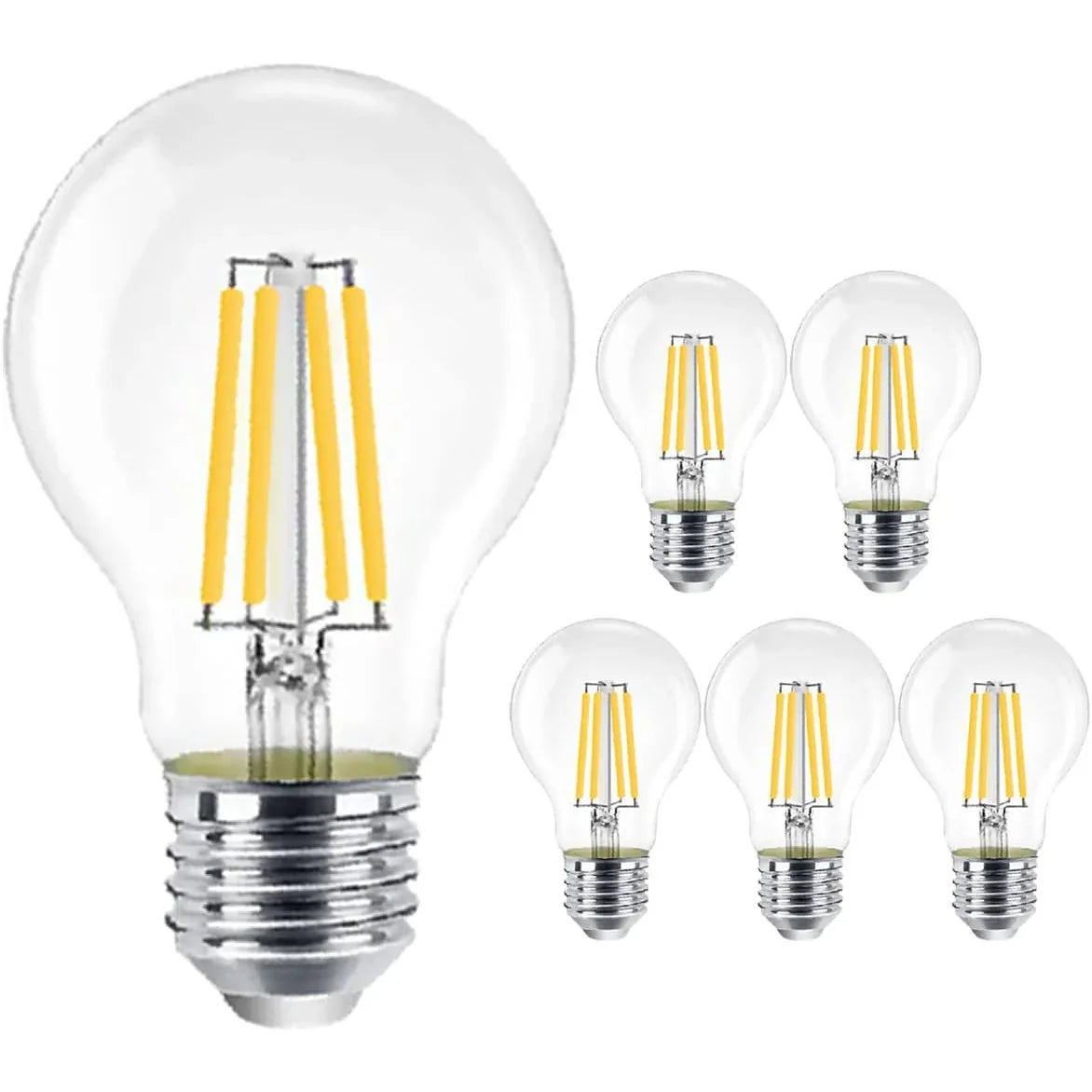 EXTRASTAR Vintage E27 LED Filament Bulb 8W Warm White - Gomix Brands Outlet