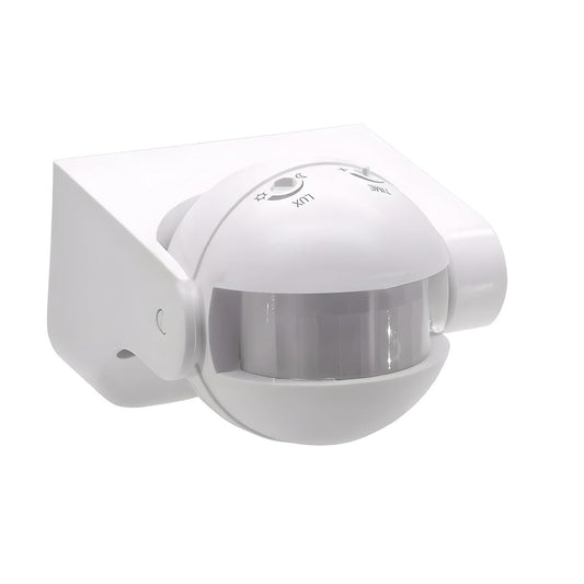 Real Instruments 180° Wall‑Mount PIR Motion Sensor Switch, Adjustable Light