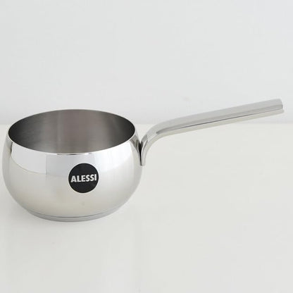 Alessi Mami Long-Handle Stainless Steel Saucepan