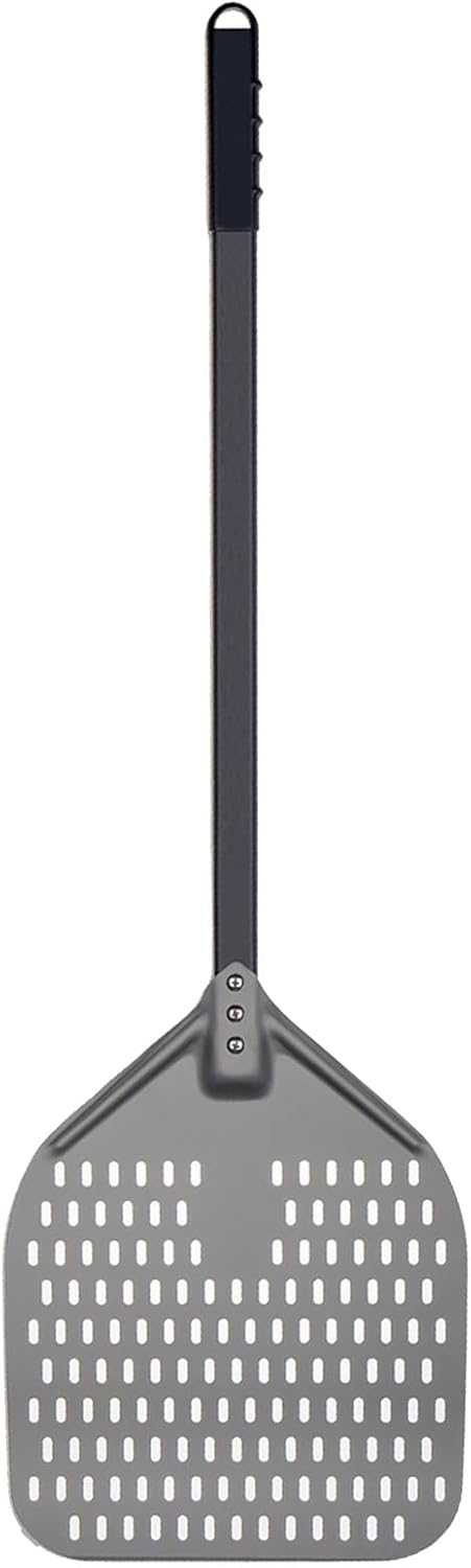 G.a HOMEFAVOR Perforated Pizza Peel with Removable 120‑cm Handle