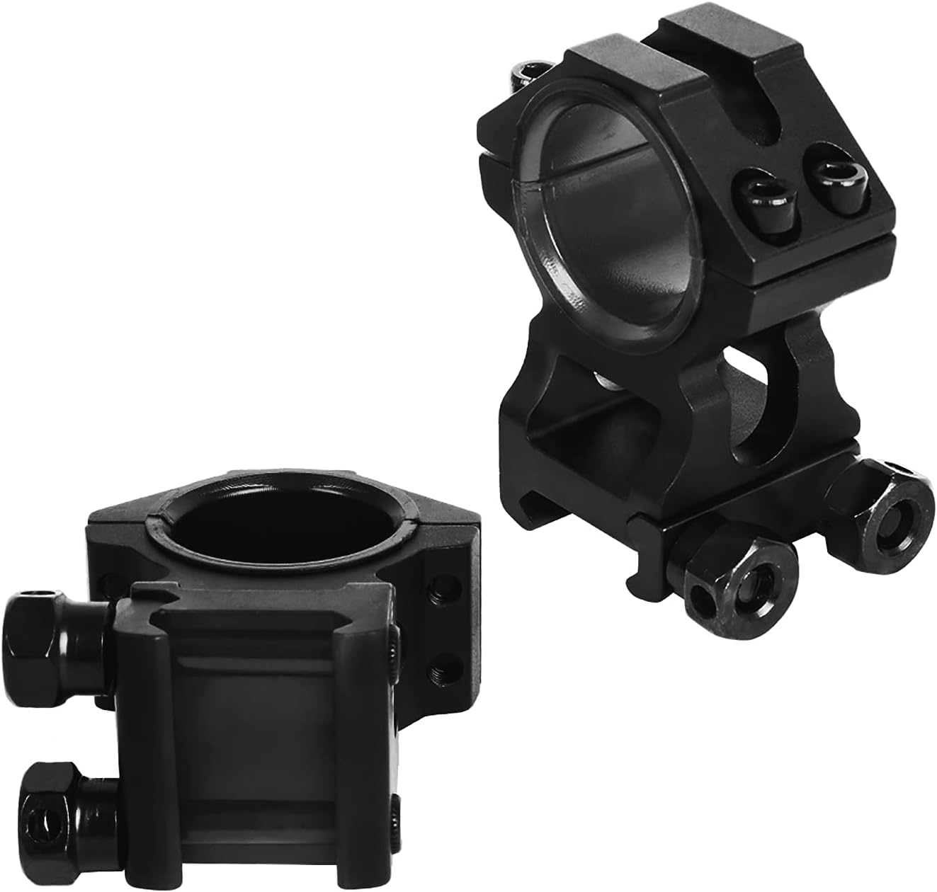 WestHunter Optics Picatinny Rifle Scope Mounting – 25.4mm & 30mm Precision Scope Rings, 36mm Center Height