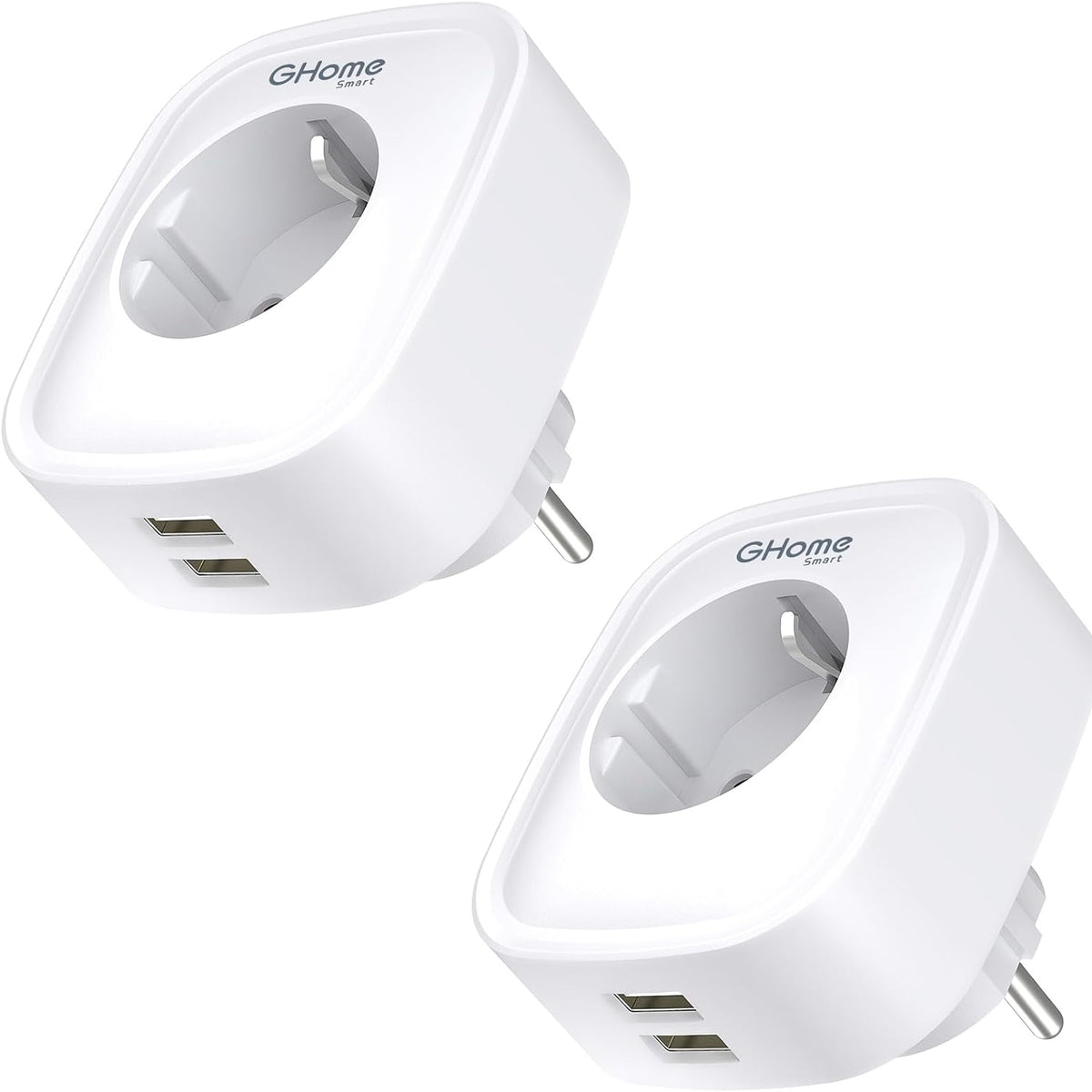 GHome Smart WiFi Socket with 2 USB 16A SP112-2 2-Pack