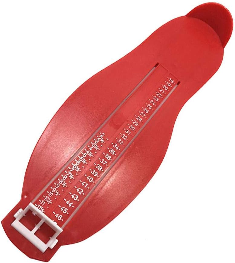 HONTIN Red Foot Measuring Ruler for Kids and Adults