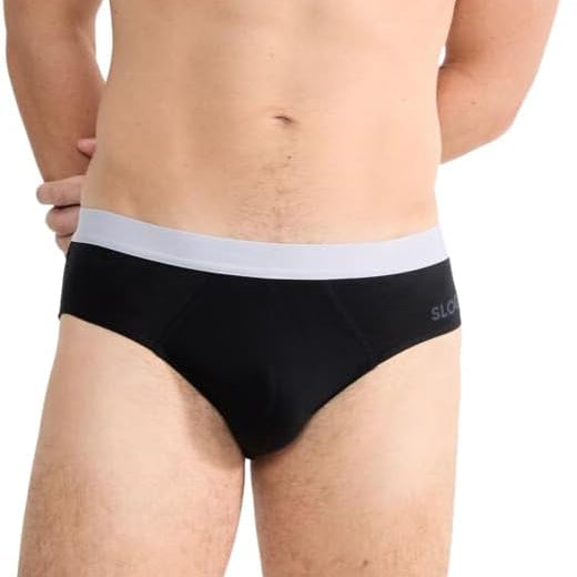 Sloggi Men's Ultra-Soft Brief Underwear Breathable Seamless Comfort