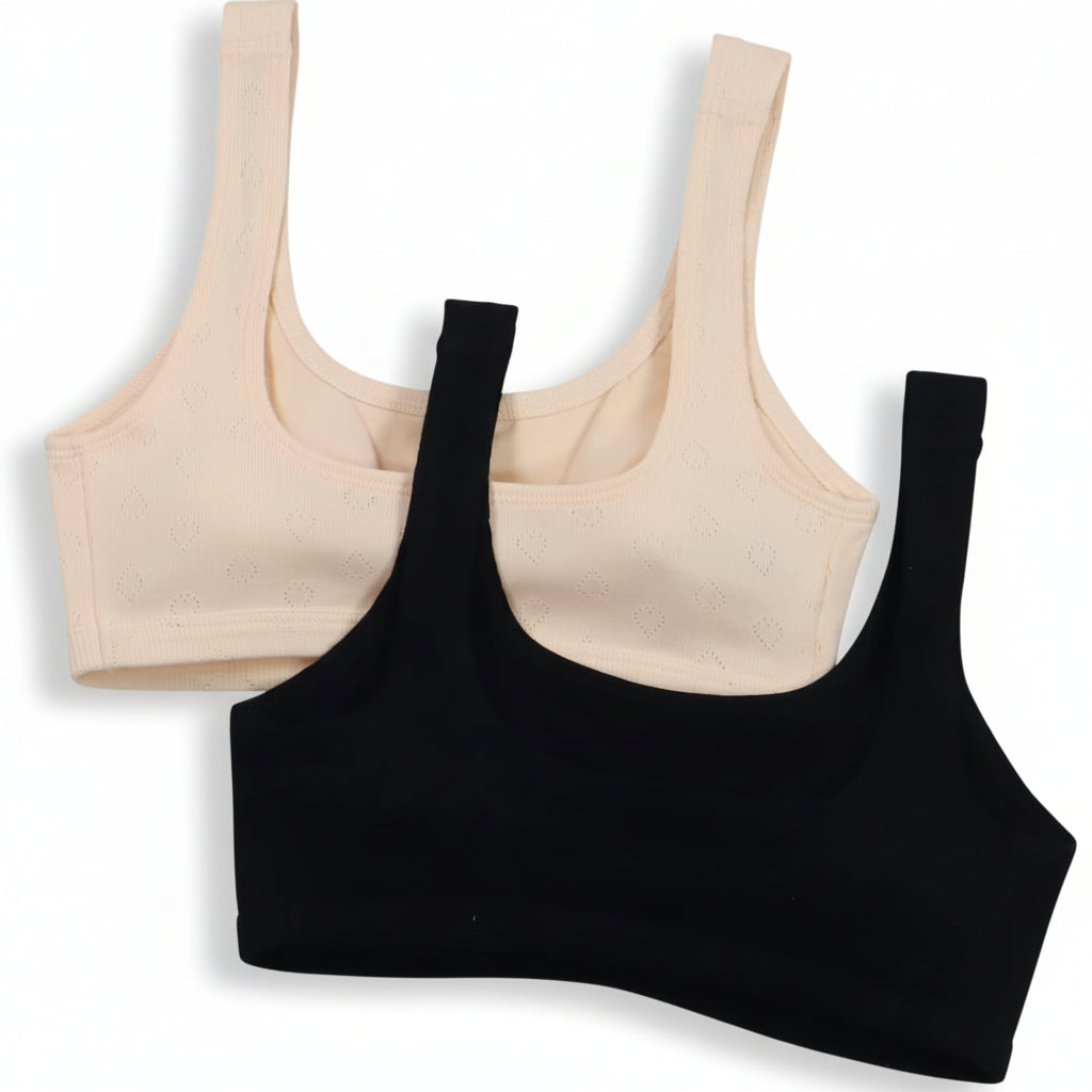 Hanes Girls Multicolour Bralette Training Bra Comfortflex Fit