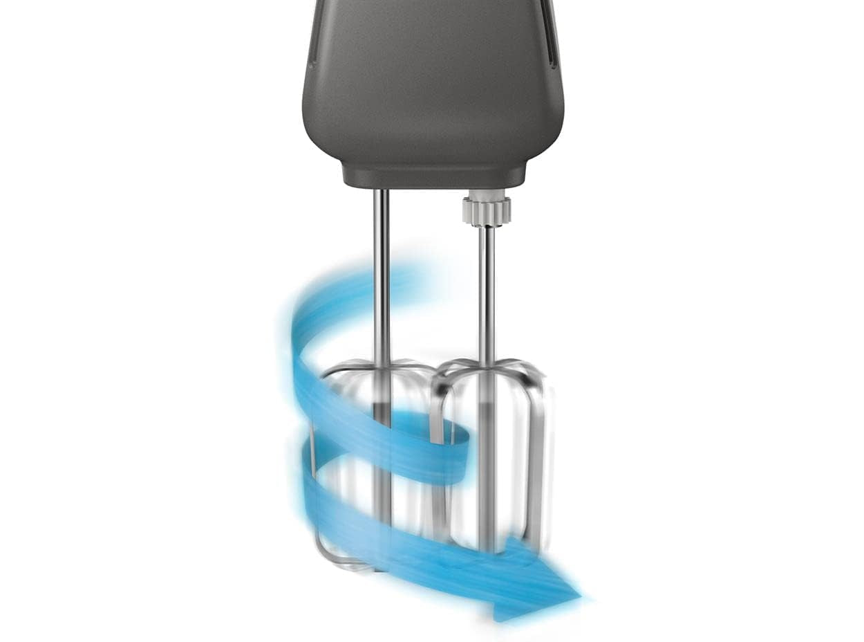 Philips Hand Mixer 450W 5 Speeds Turbo White