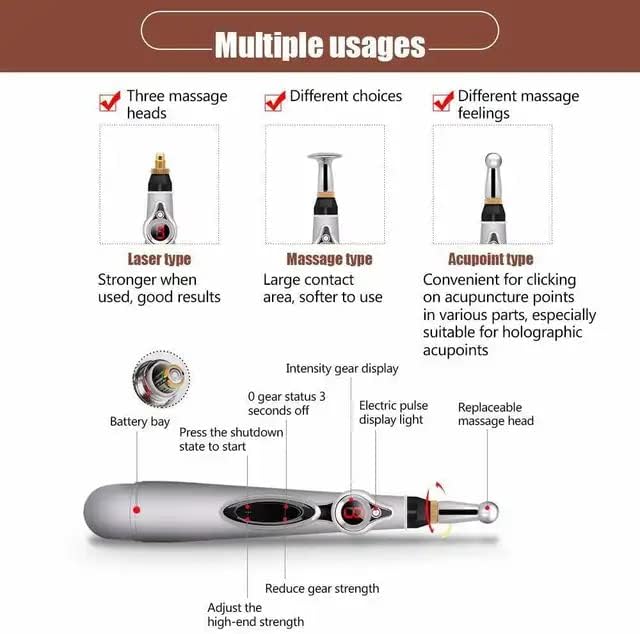 Electronic Acupuncture Pen Physiotherapy Pointer for Muscle Pain Relief