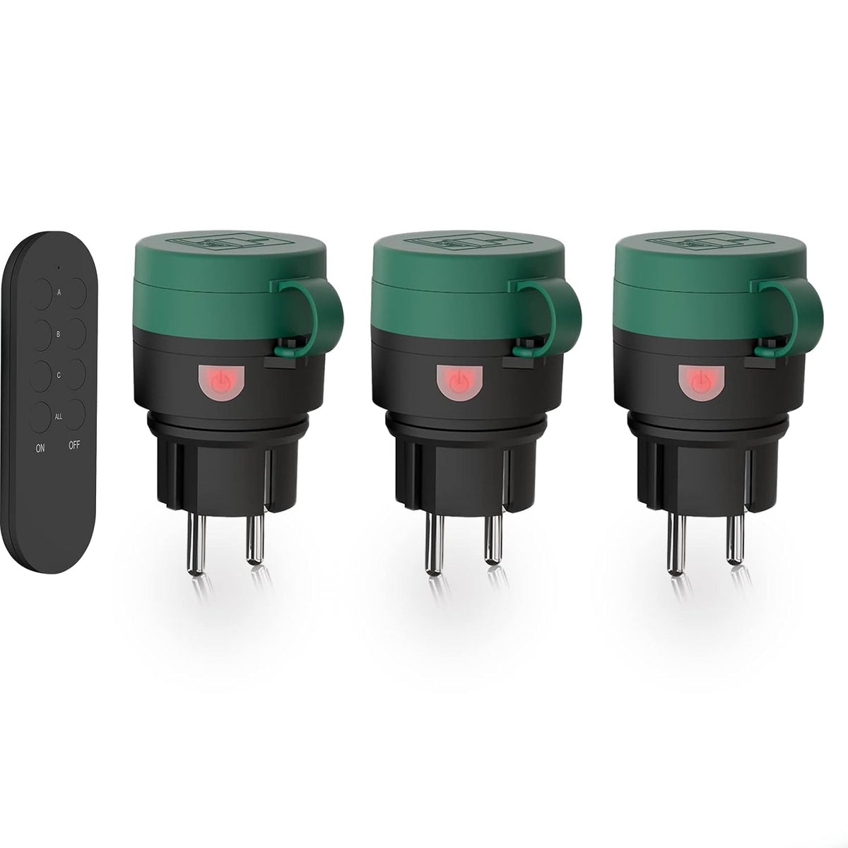SURNICE IP44 Waterproof Wireless Outdoor Sockets 2300W 1