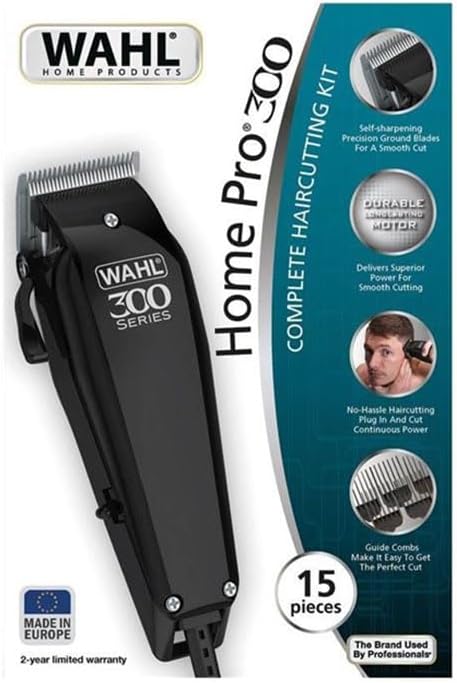 Wahl Home Pro 300 Corded Hair Clipper with Adjustable Guards