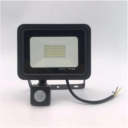 Adjustable PIR Sensor LED Floodlight 30W Outdoor Uplight