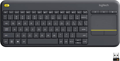 Logitech K400 Plus Wireless Touch TV Keyboard with Built‑in Touchpad
