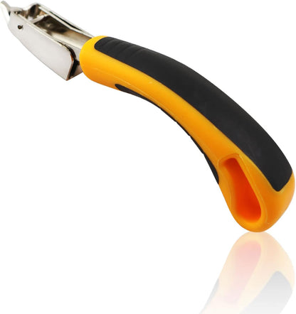 Heavy Duty Yellow Staple Remover with Rubber Grip