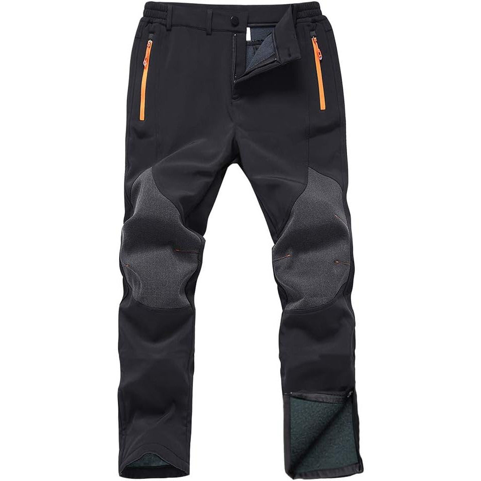 Gash Hao Men's Waterproof Softshell Snowboard Pants for Skiing and Hiking