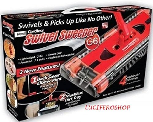 Swivel Sweeper G6 Rechargeable Broom Vacuum Cleaner 7.2V
